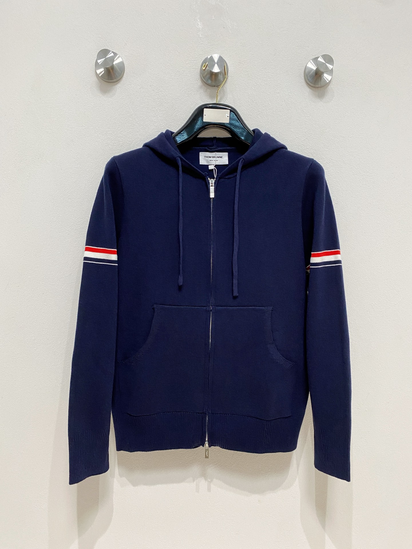 Thom Browne Male Basic Clothing Wool Black M-xxxl