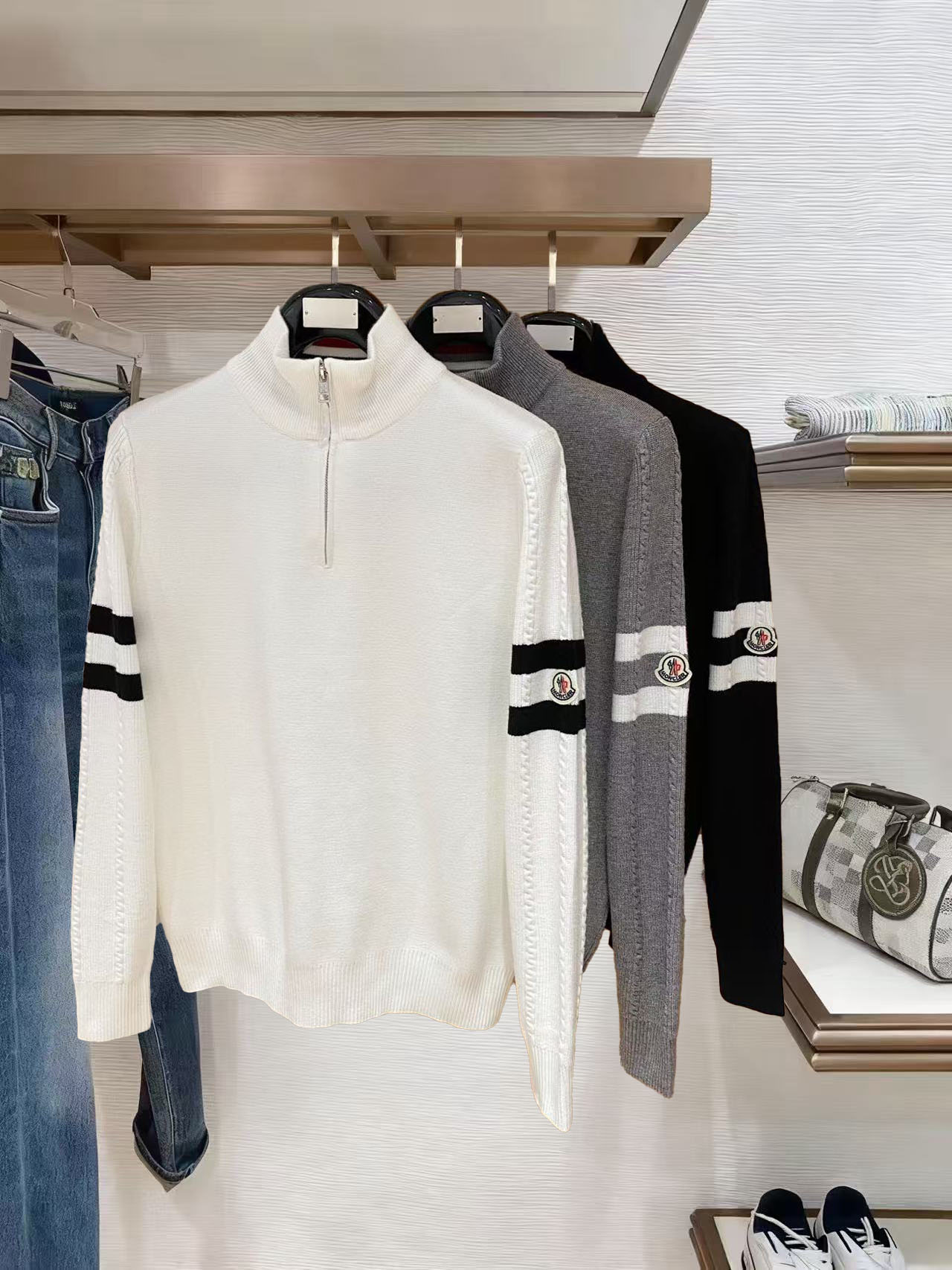 Moncler Basic Clothing Wool M-l-xl