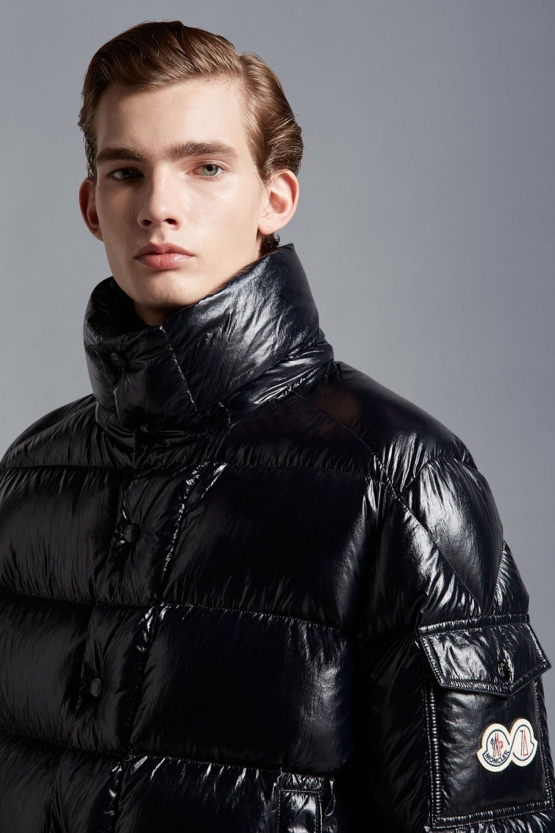 Moncler Down Jacket White Duck Down Black M-l-xl