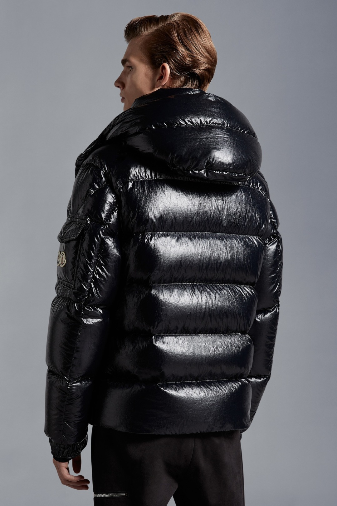 Moncler Down Jacket White Duck Down Black M-l-xl