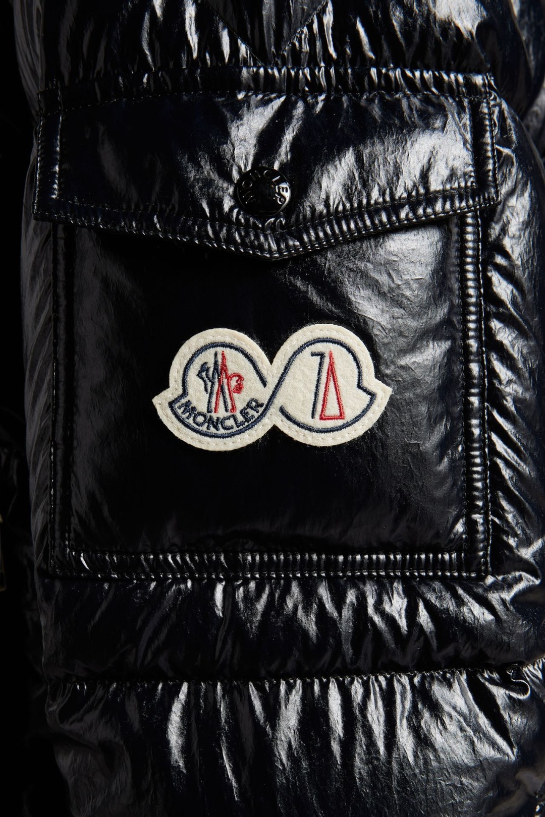 Moncler Down Jacket White Duck Down Black M-l-xl
