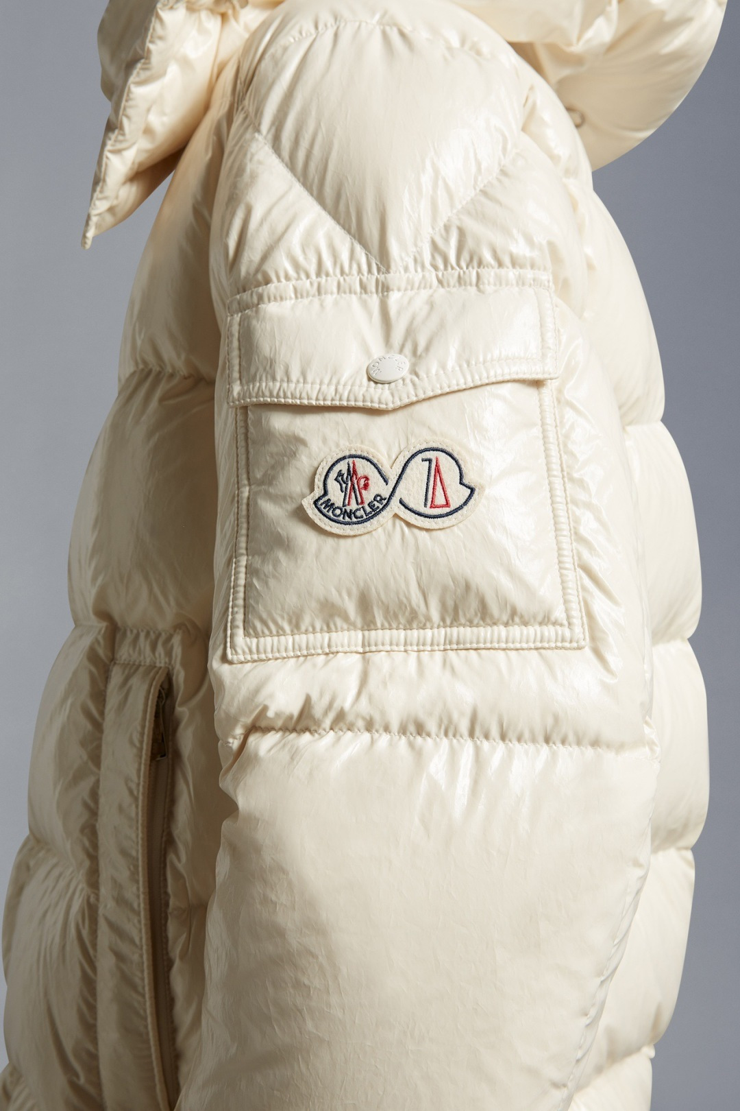 Moncler Down Jacket White Duck Down Black M-l-xl