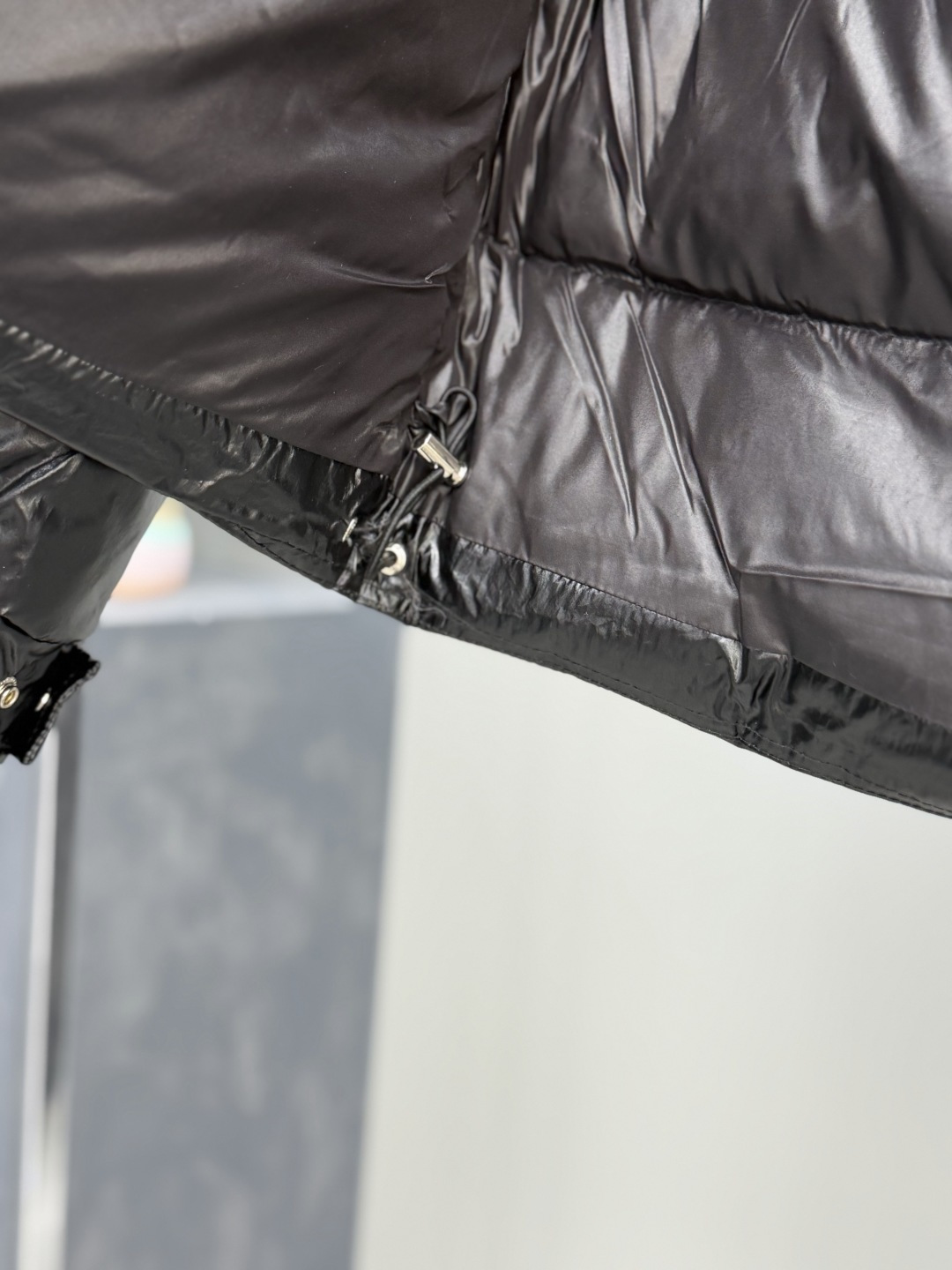 Moncler Down Jacket White Duck Down Black M-l-xl