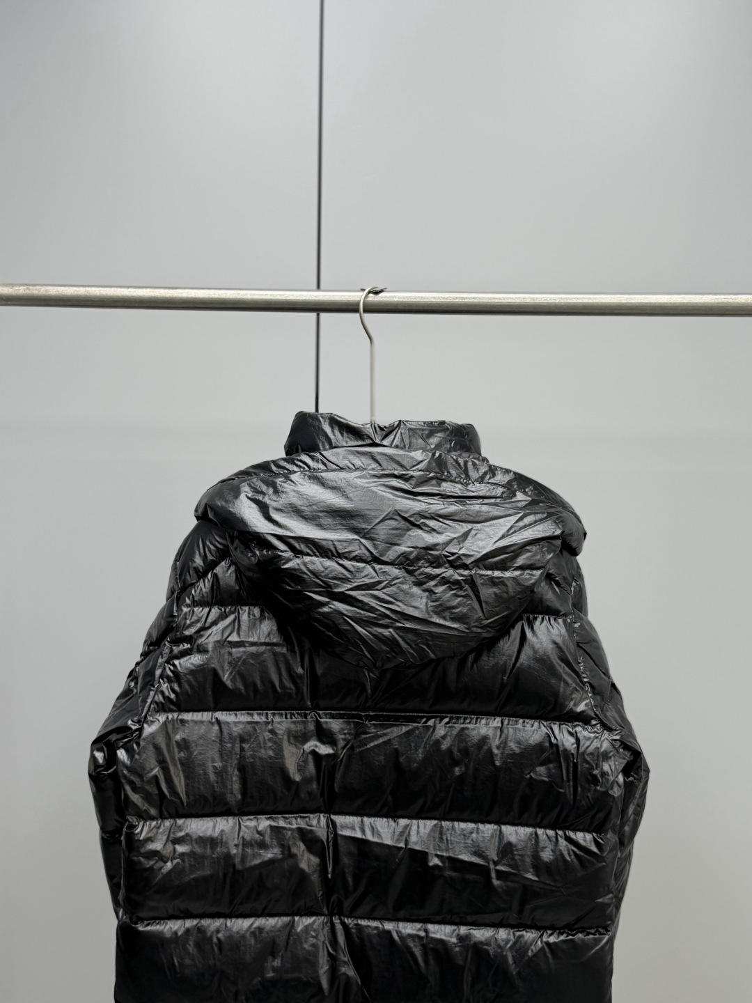 Moncler Down Jacket White Duck Down Black M-l-xl