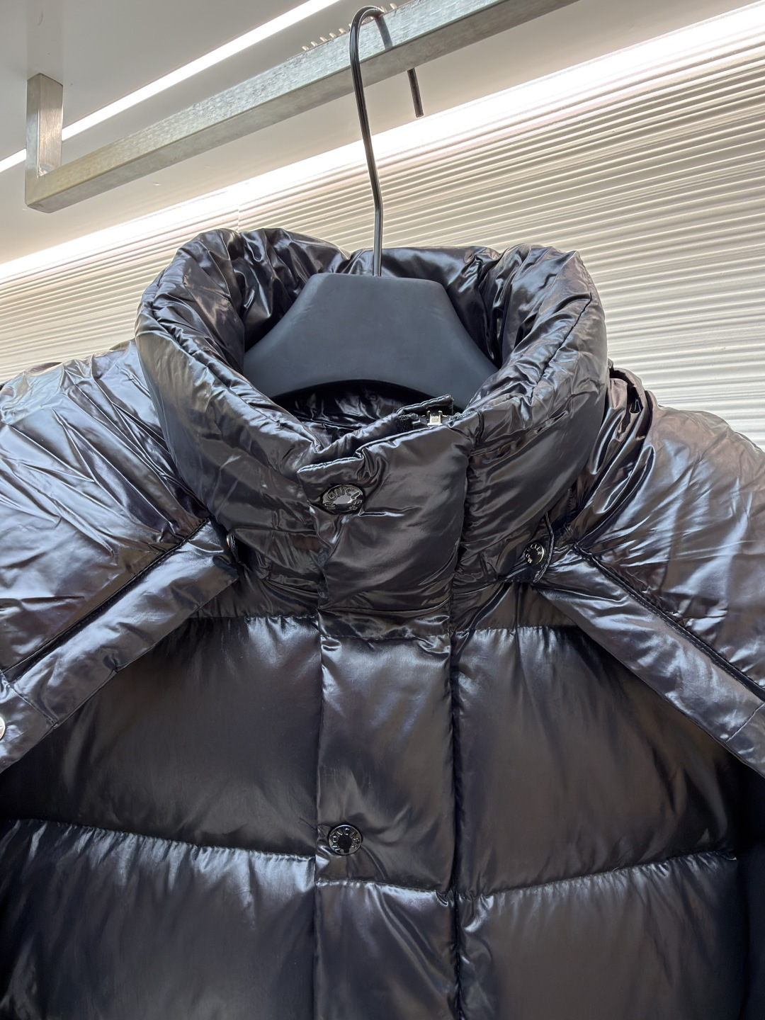 Moncler Down Jacket White Duck Down Black M-l-xl