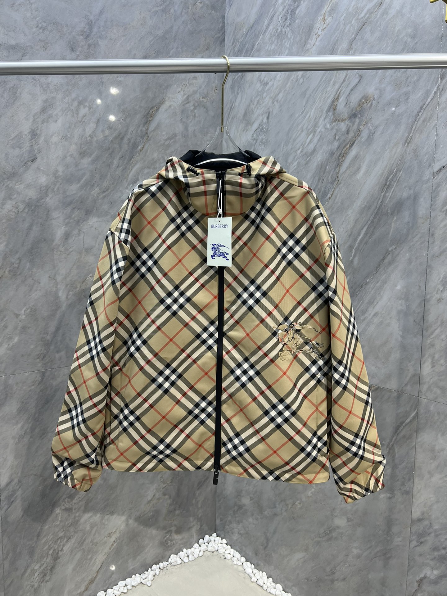 Burberry Male Jacket Hooded M-l-xxxl
