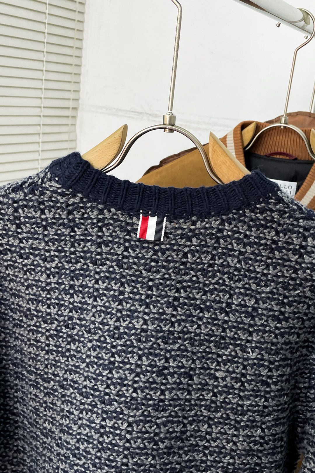 Thom Browne Basic Clothing Knitted White Striped M