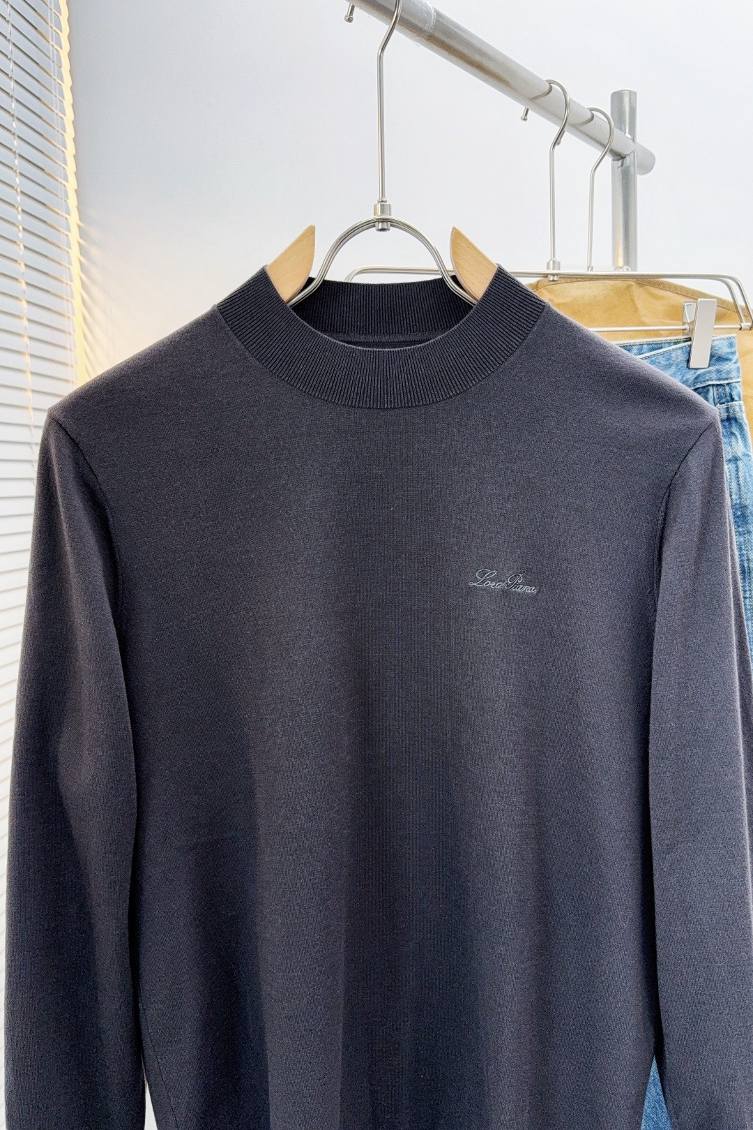 Loro Piana Male Basic Clothing Wool Loose Fit S-m-l-xl