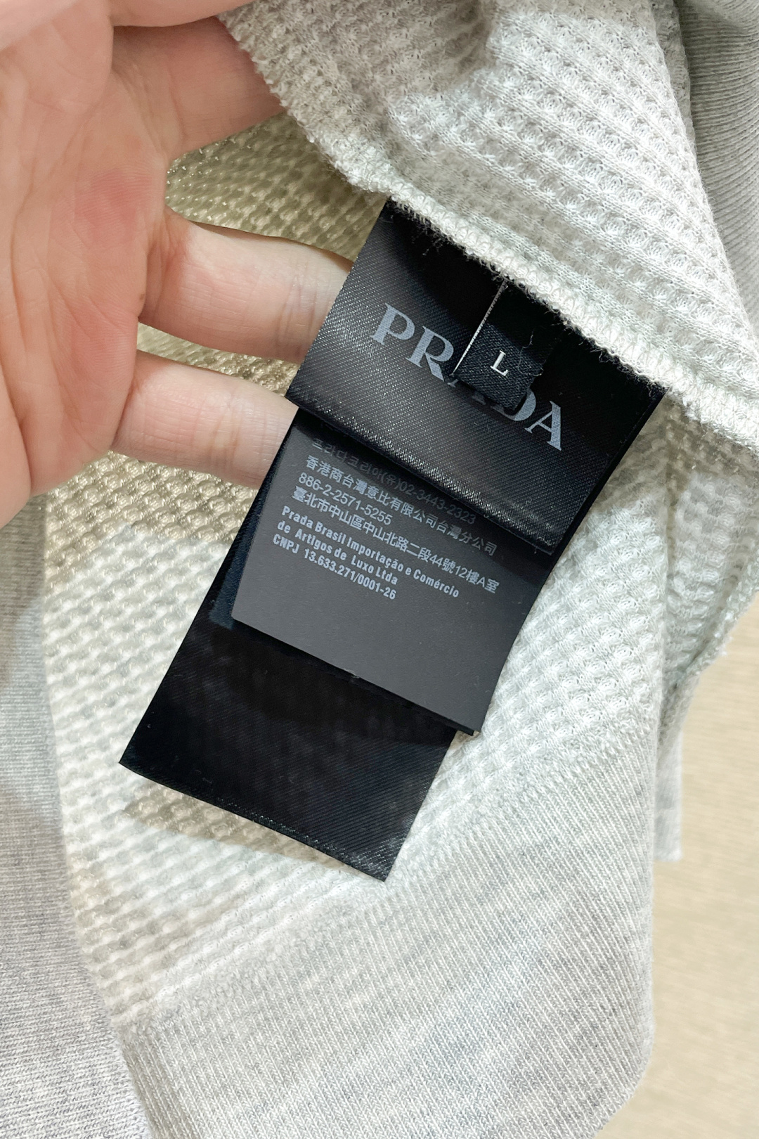 Prada Male Basic Clothing S-m-xl