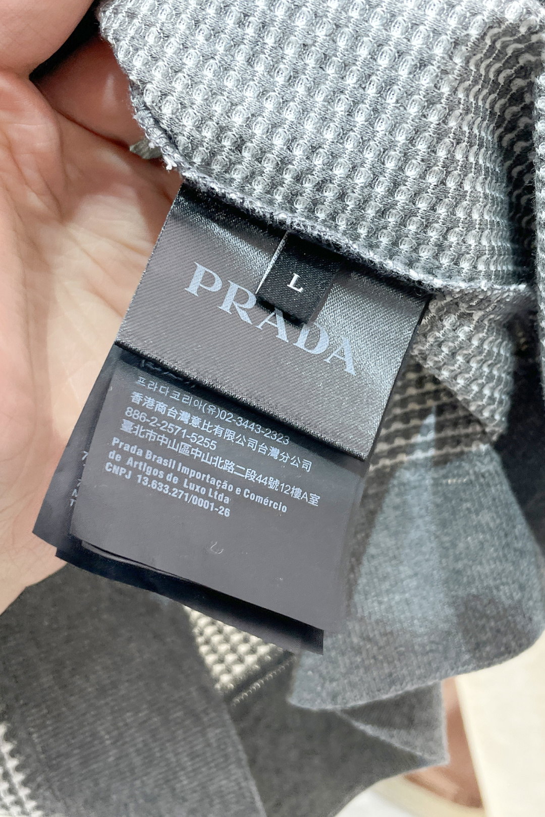 Prada Male Basic Clothing S-m-xl