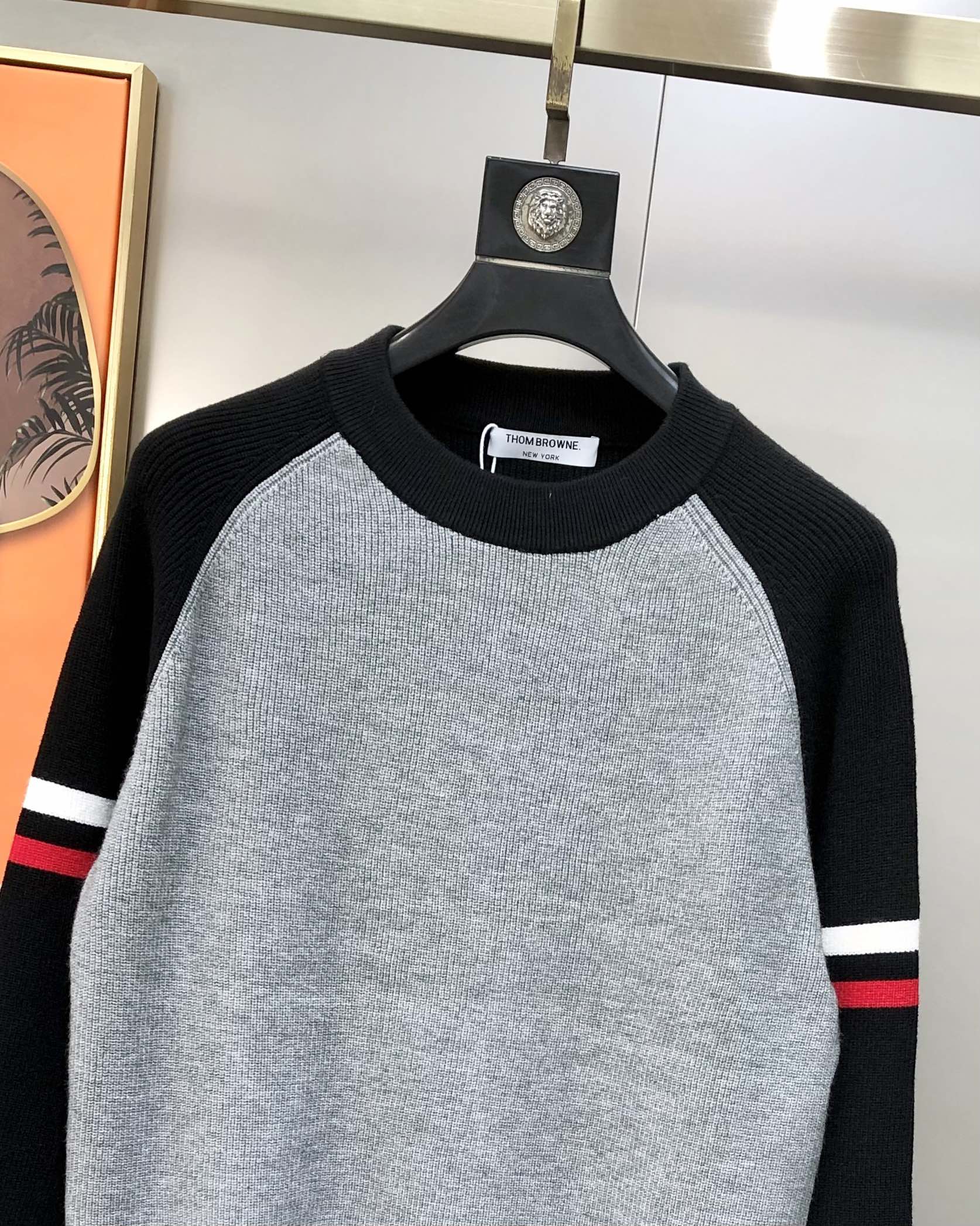 Thom Browne Male Basic Clothing Wool Gray M-xl