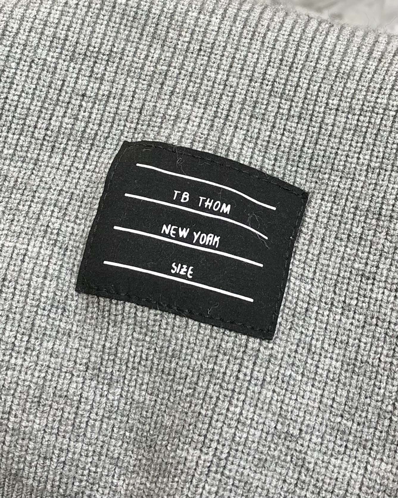 Thom Browne Male Basic Clothing Wool Gray M-xl