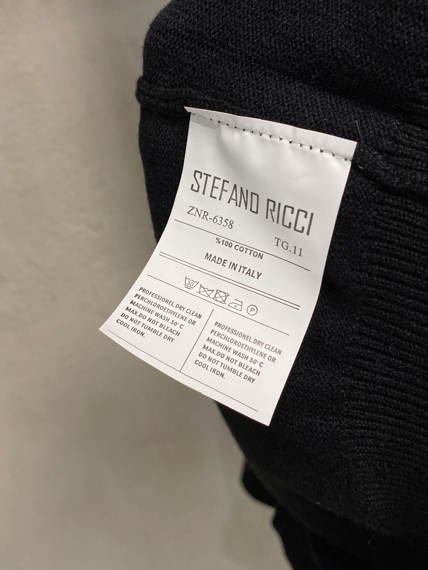 Stefano Ricci Basic Clothing Wool M-xl