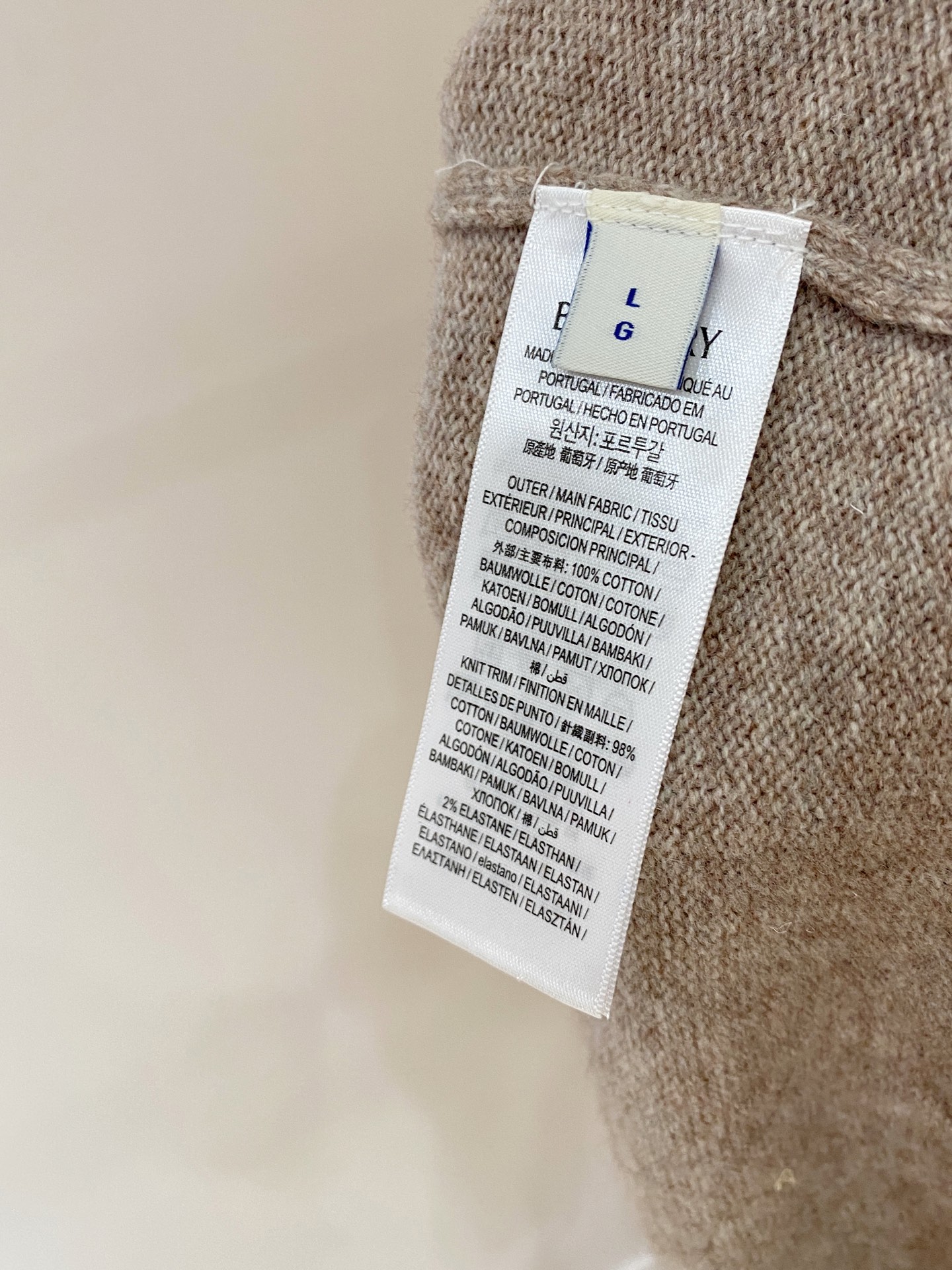 Burberry Basic Clothing Wool S-m-xl