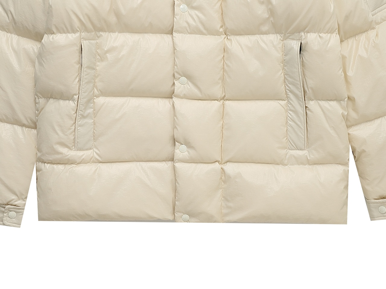 Moncler Down Jacket White Duck Down Black M-l-xl