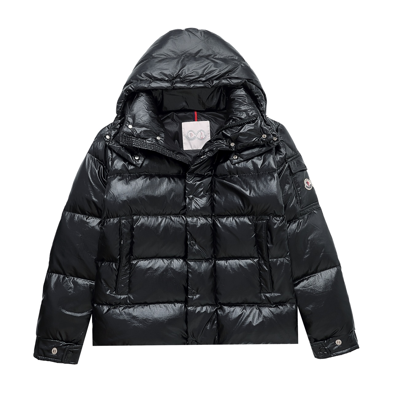 Moncler Down Jacket White Duck Down Black M-l-xl