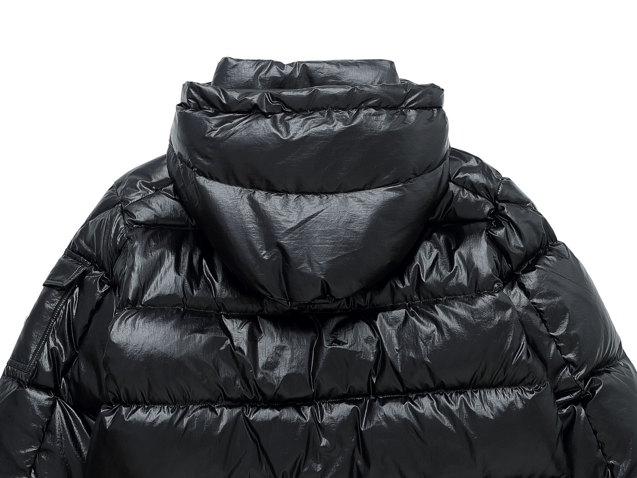 Moncler Down Jacket White Duck Down Black M-l-xl