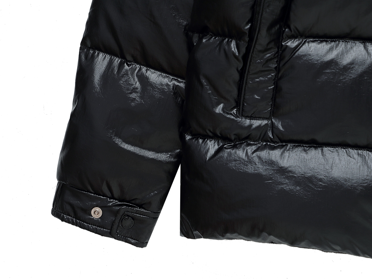 Moncler Down Jacket White Duck Down Black M-l-xl