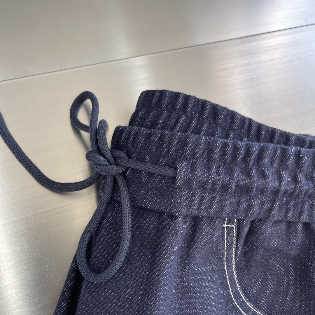 Sports Pants Cotton Blue M-l-xl
