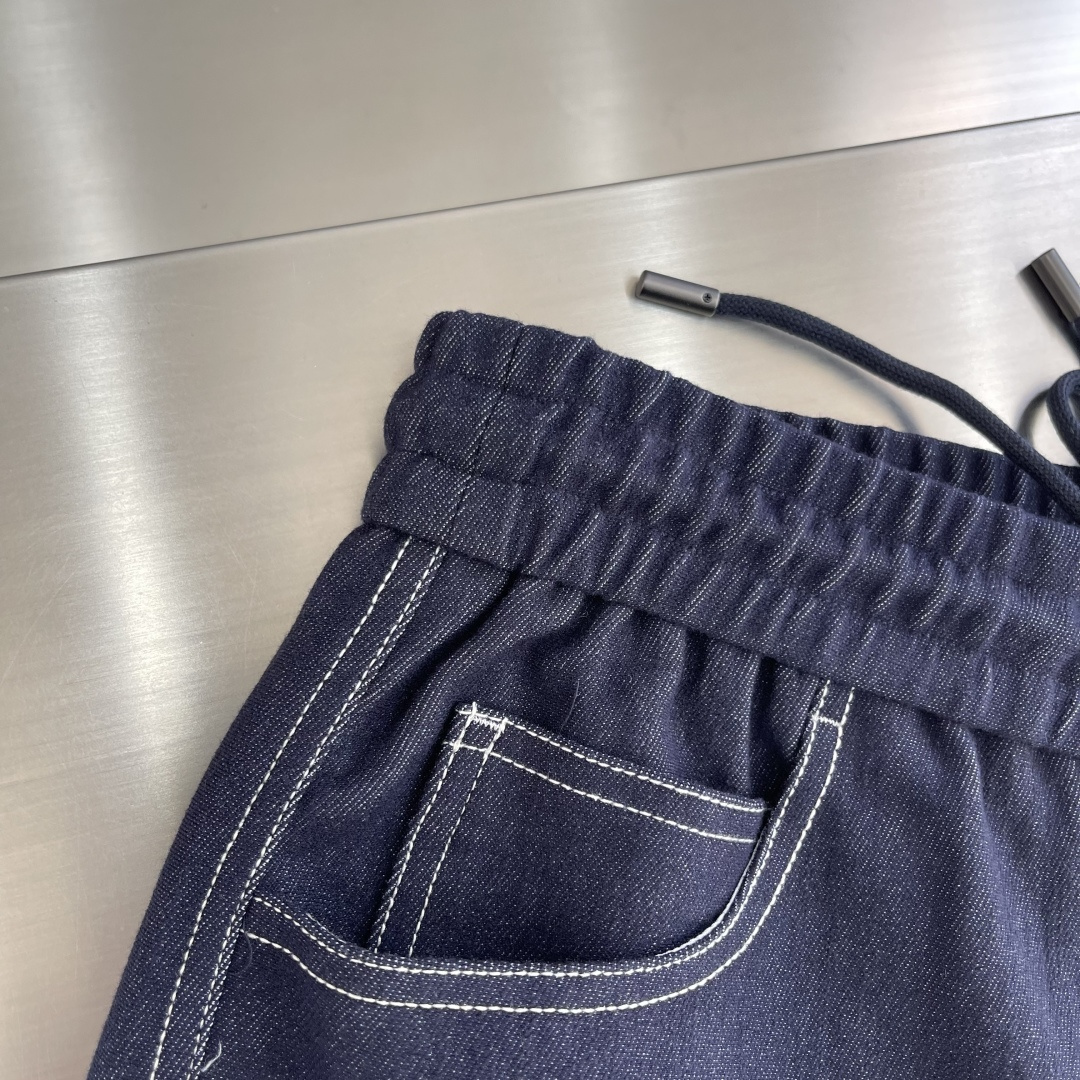 Sports Pants Cotton Blue M-l-xl