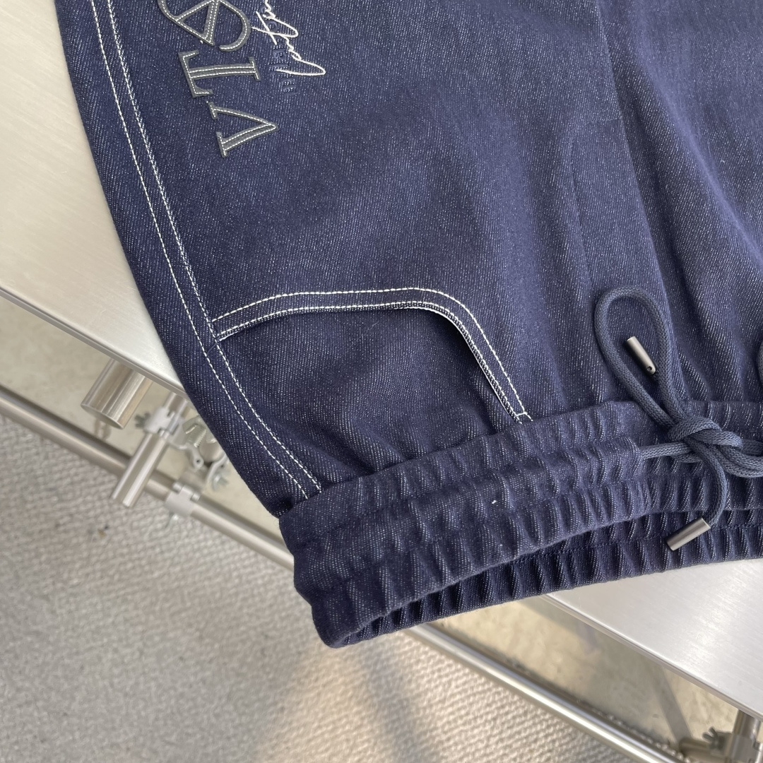 Sports Pants Cotton Blue M-l-xl