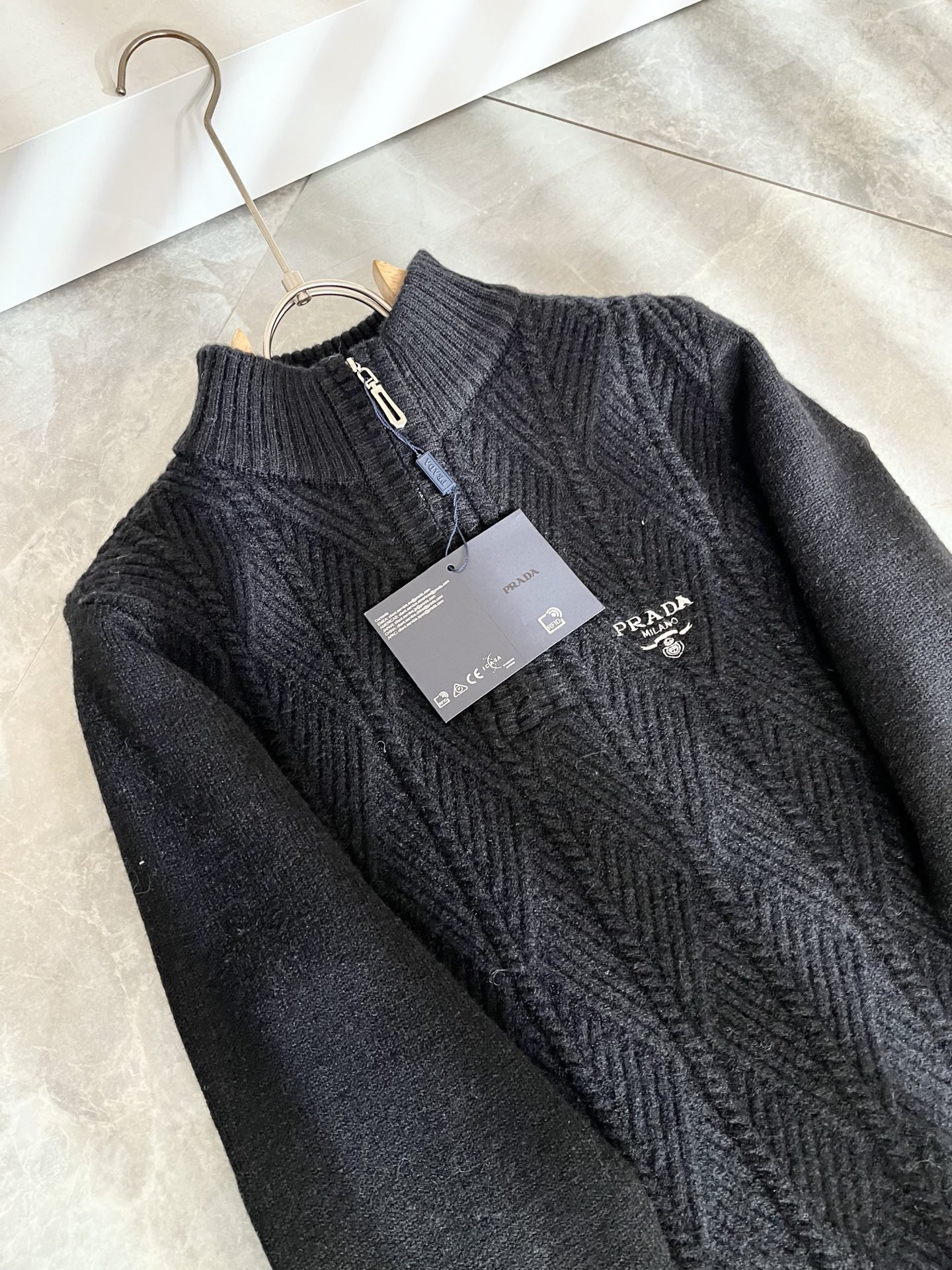 Prada Male Basic Clothing Wool M-l-xl