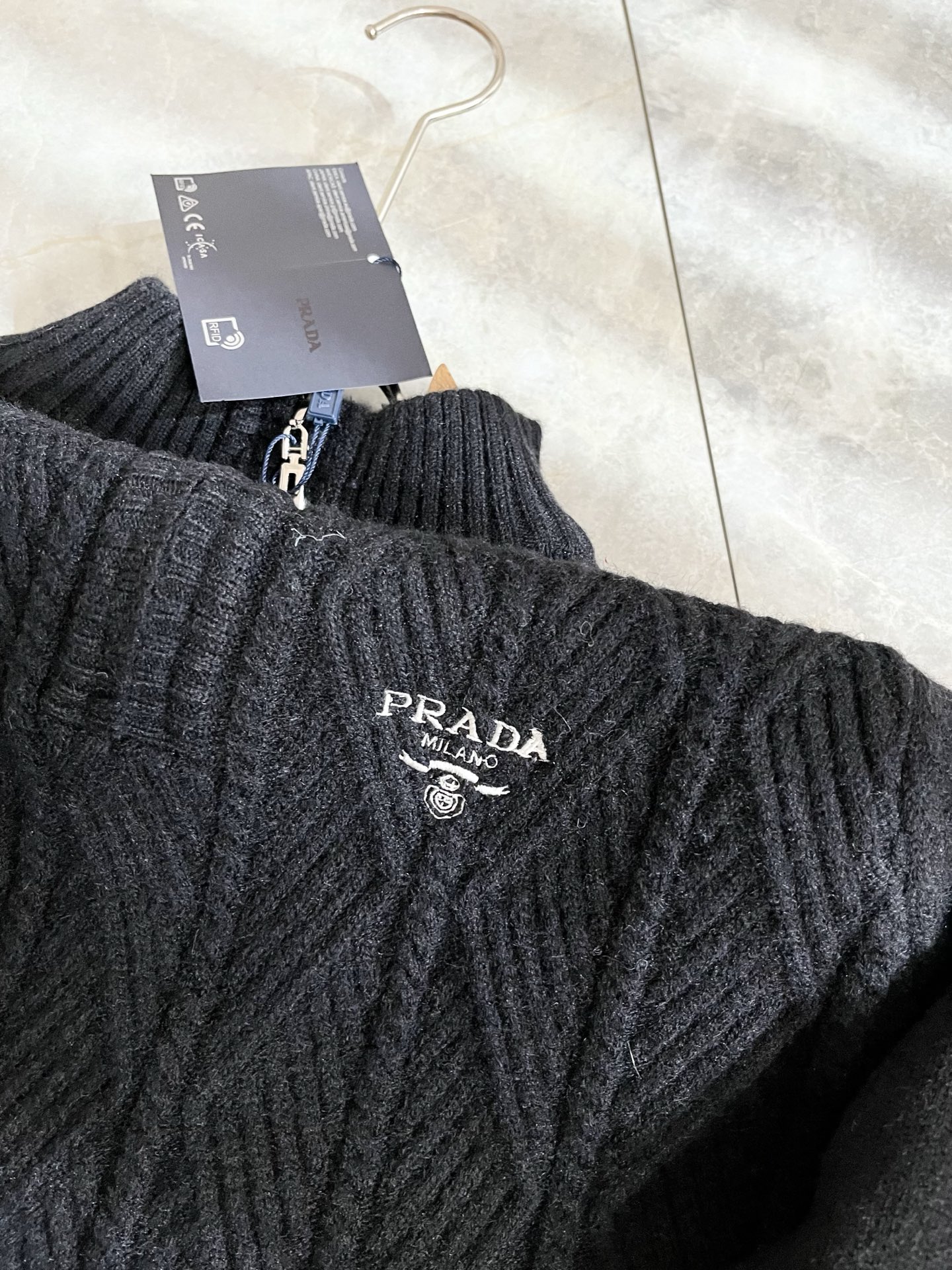 Prada Male Basic Clothing Wool M-l-xl