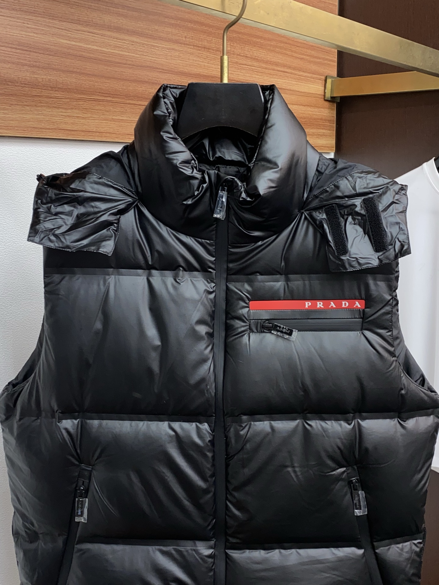 Prada Down Vest White Duck Down M-l-xl