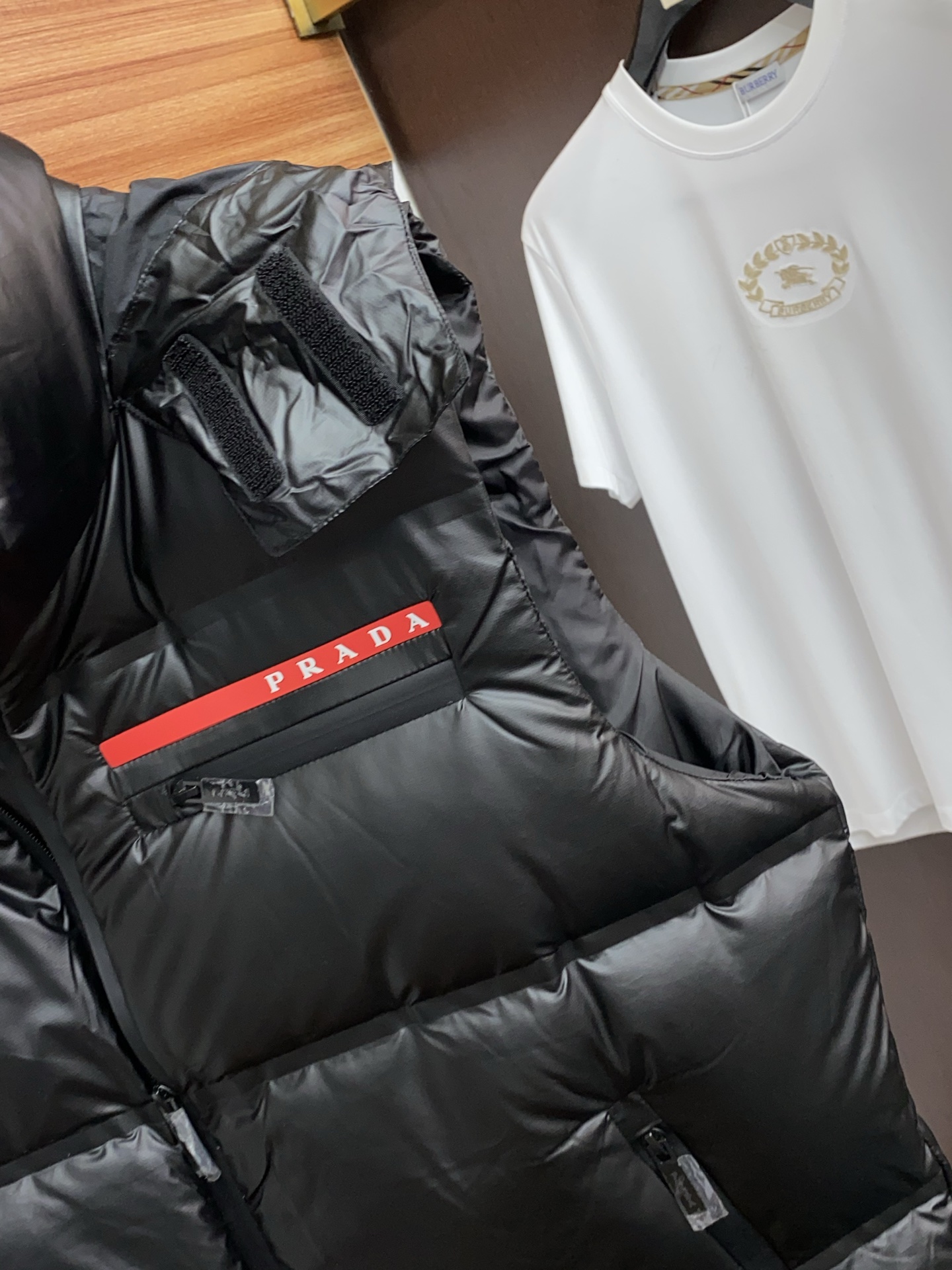 Prada Down Vest White Duck Down M-l-xl
