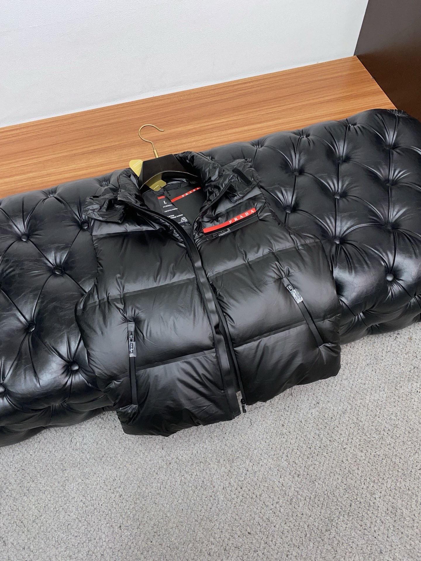 Prada Down Vest White Duck Down M-l-xl