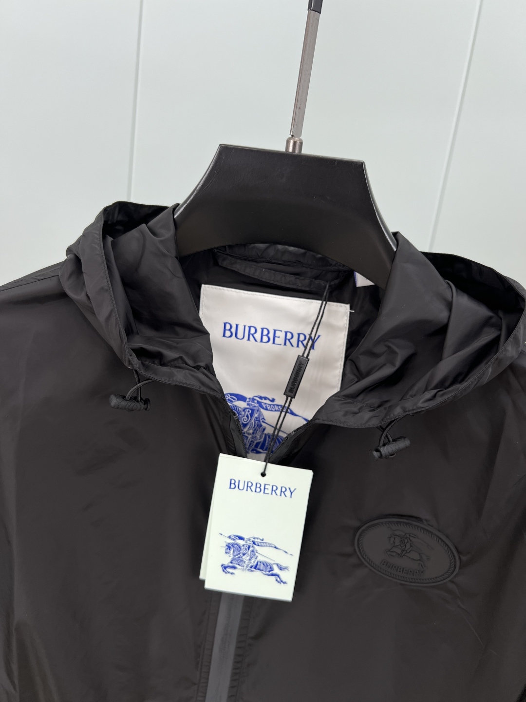 Burberry Basic Clothing Cotton Black Hooded M-xl