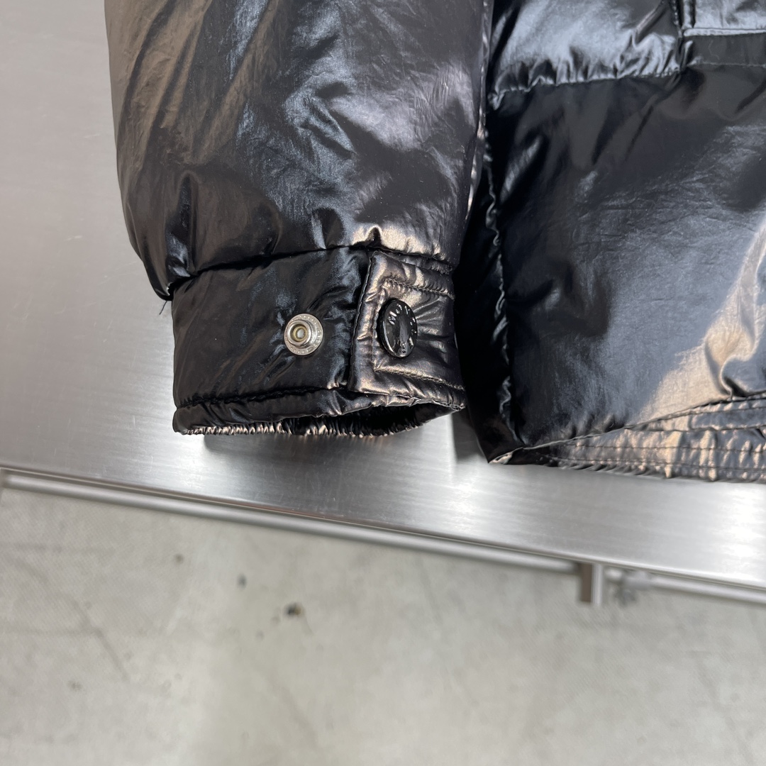 Moncler Down Jacket White Duck Down Black M-l-xl