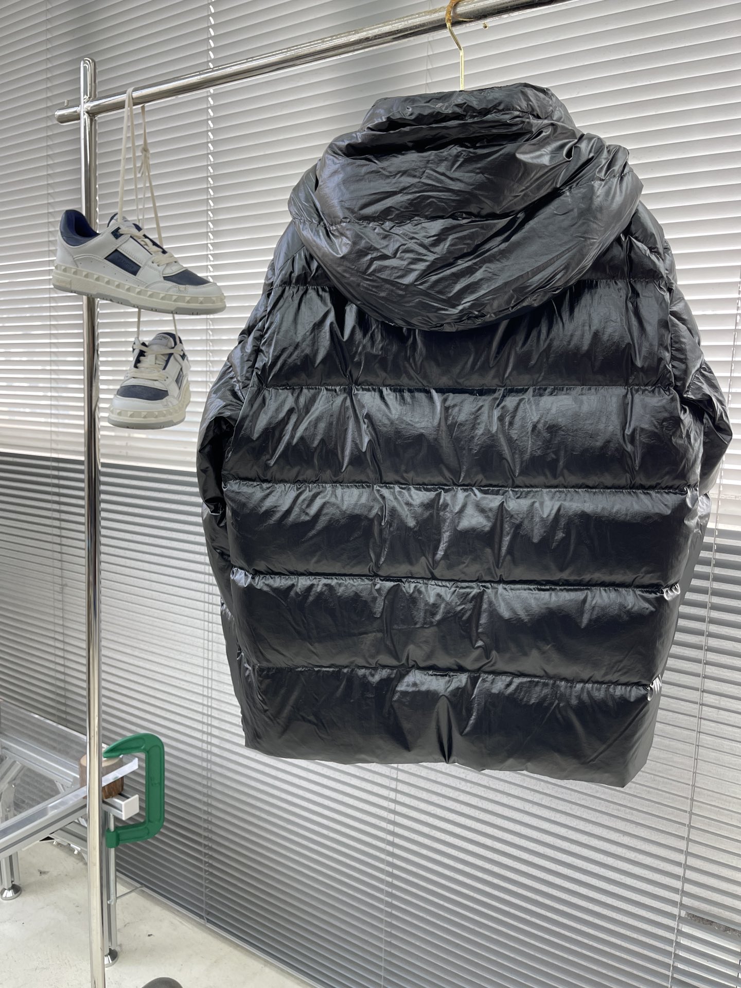 Moncler Down Jacket White Duck Down Black M-l-xl
