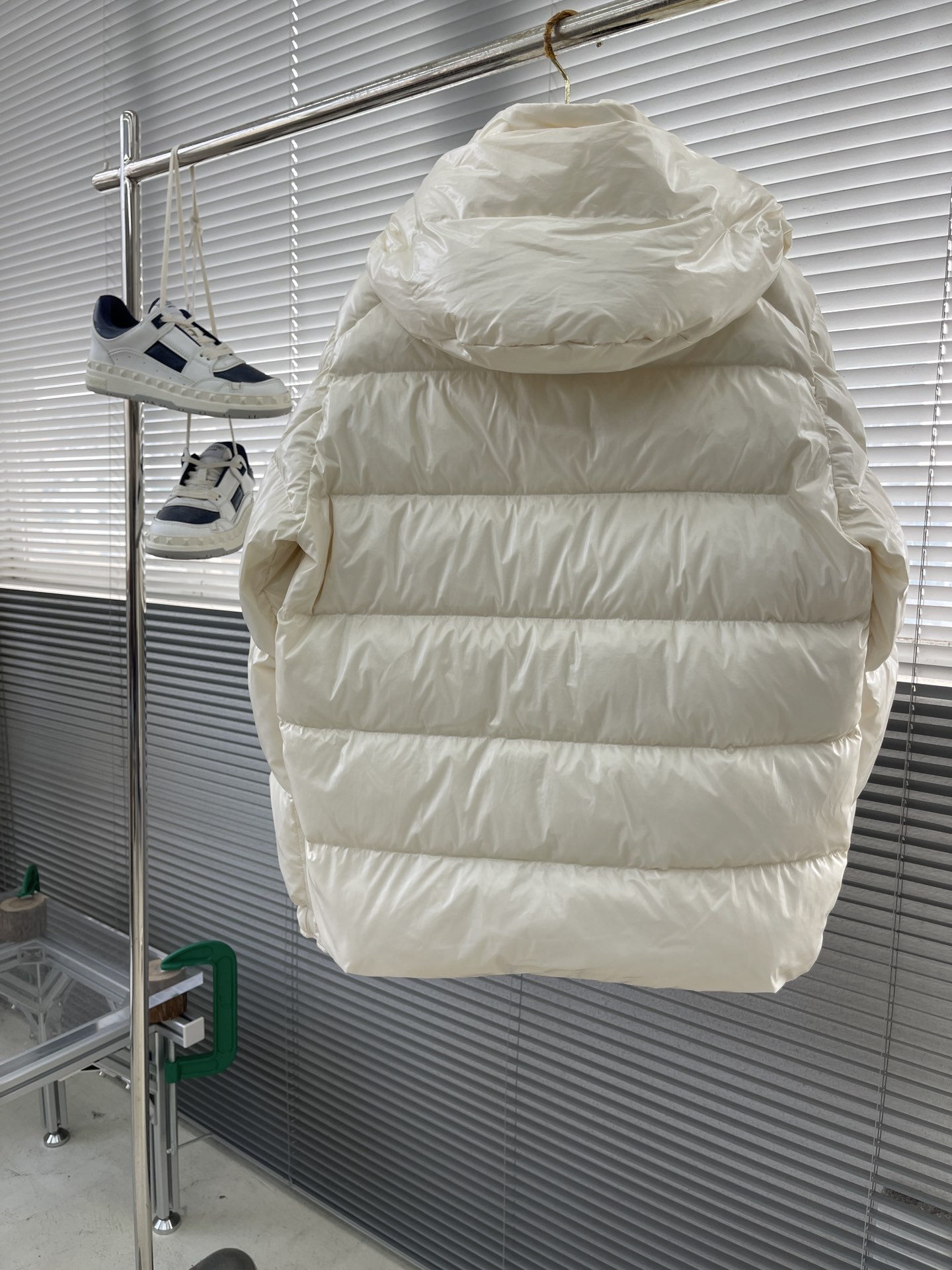 Moncler Down Jacket White Duck Down Black M-l-xl