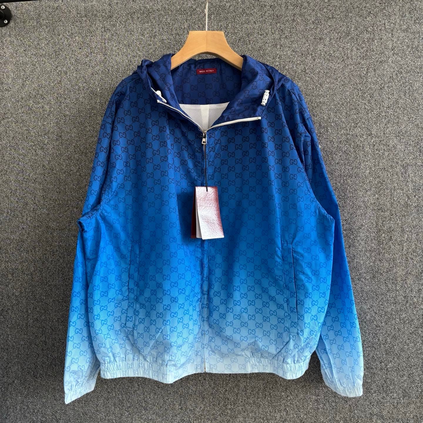 Gucci Couple Basic Clothing White Hooded M-xl