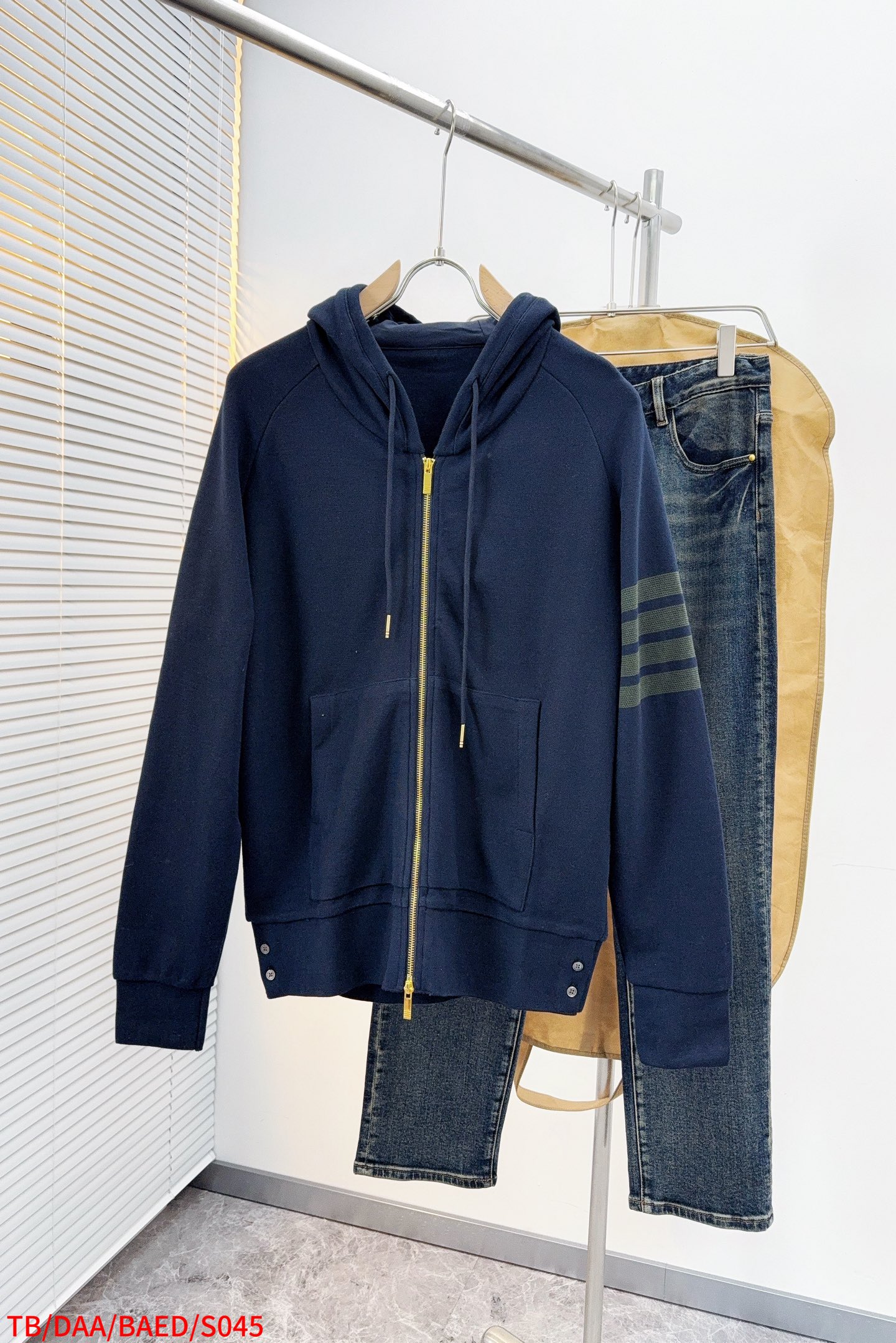 Thom Browne Hoodie Cotton Hooded S-l