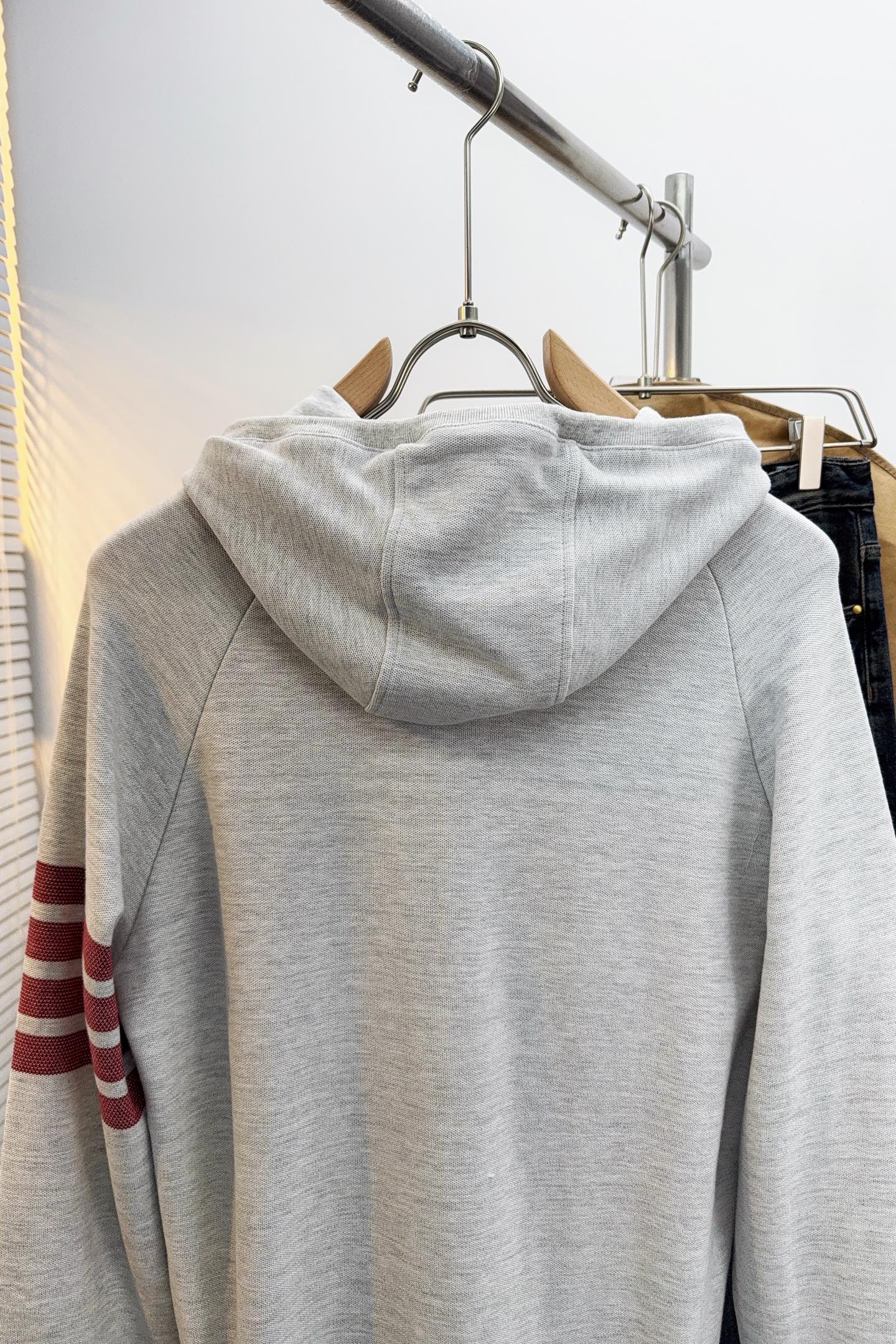 Thom Browne Hoodie Cotton Hooded S-l