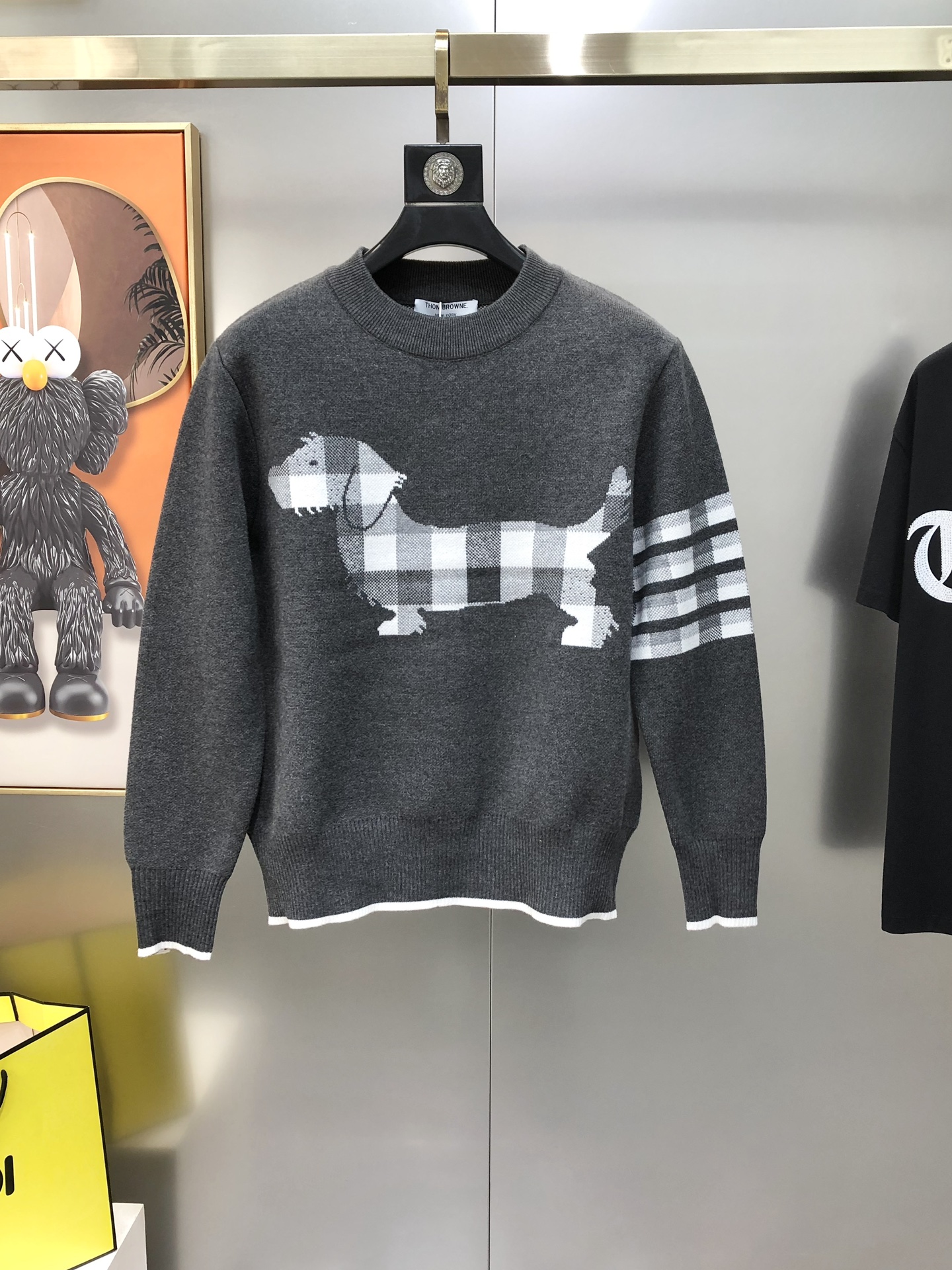 Thom Browne Male Basic Clothing Wool Blue M-l-xl