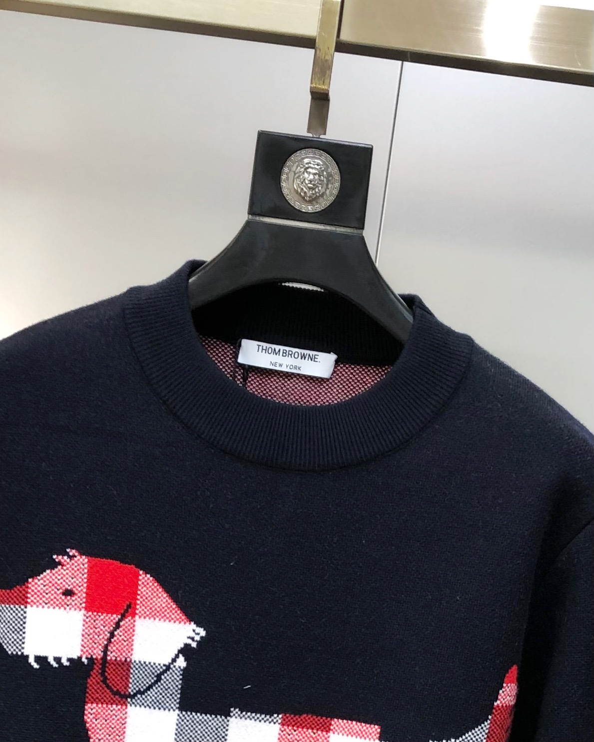 Thom Browne Male Basic Clothing Wool Blue M-l-xl