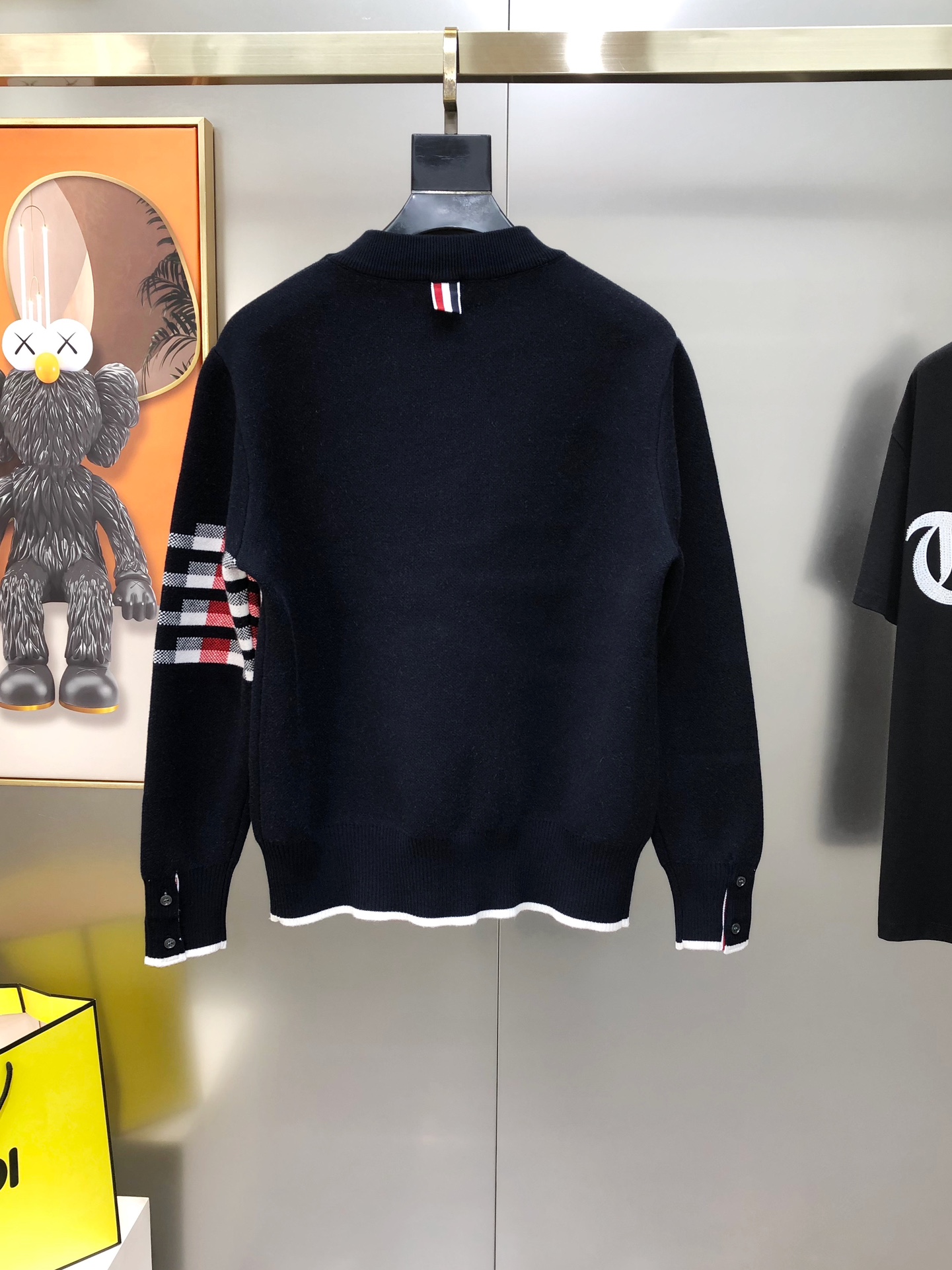 Thom Browne Male Basic Clothing Wool Blue M-l-xl