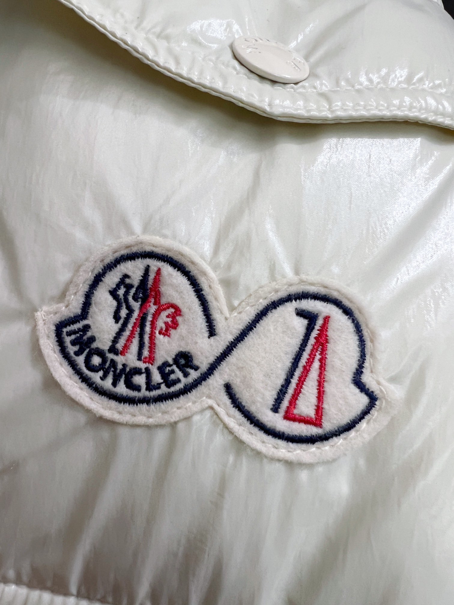 Moncler Down Jacket White Duck Down Black M-l-xl