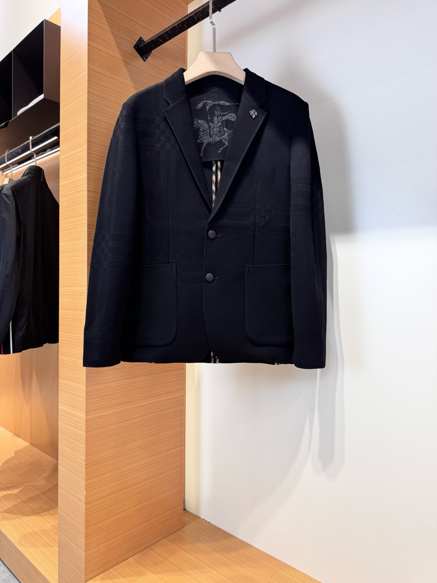 Burberry Male Basic Clothing Knitted Black M-xl