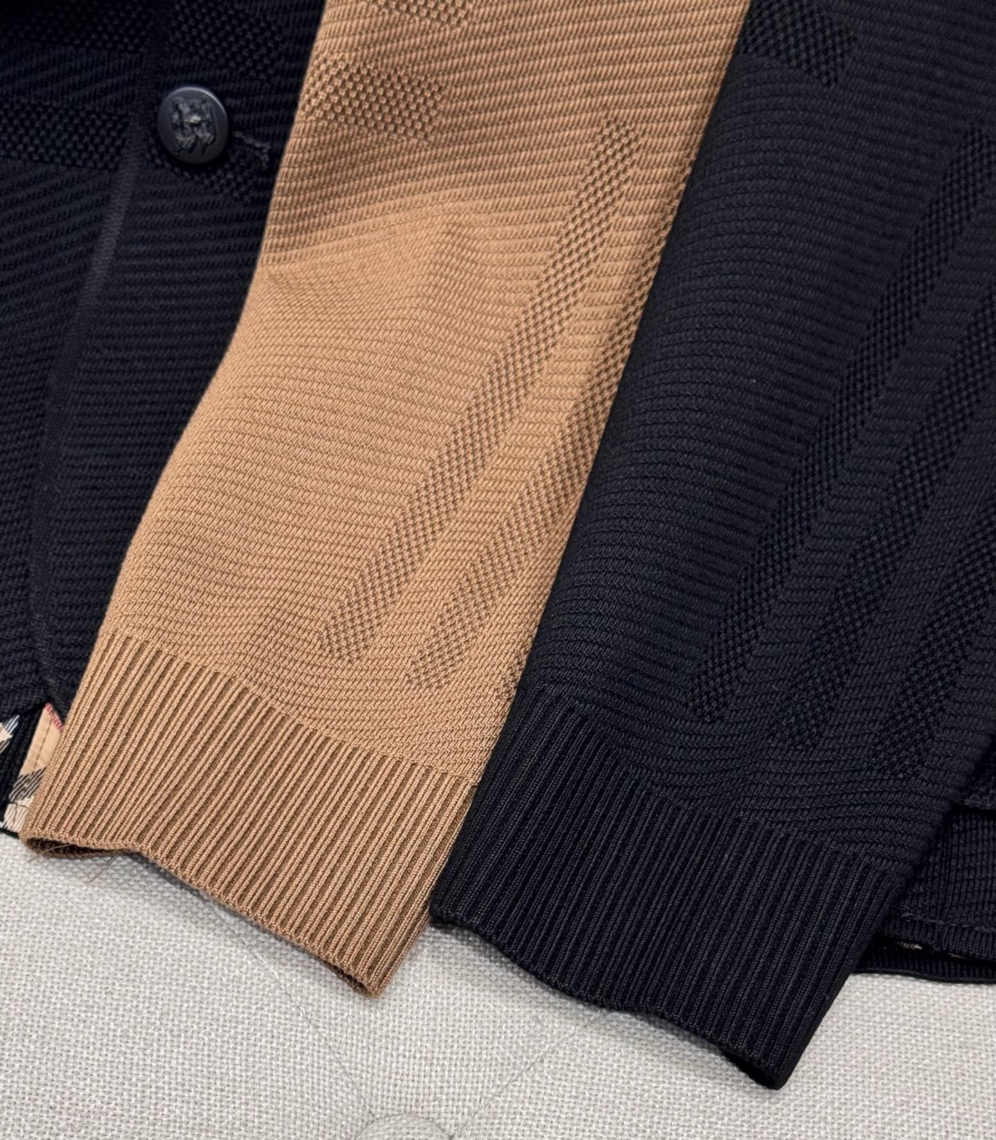 Burberry Male Basic Clothing Knitted Black M-xl