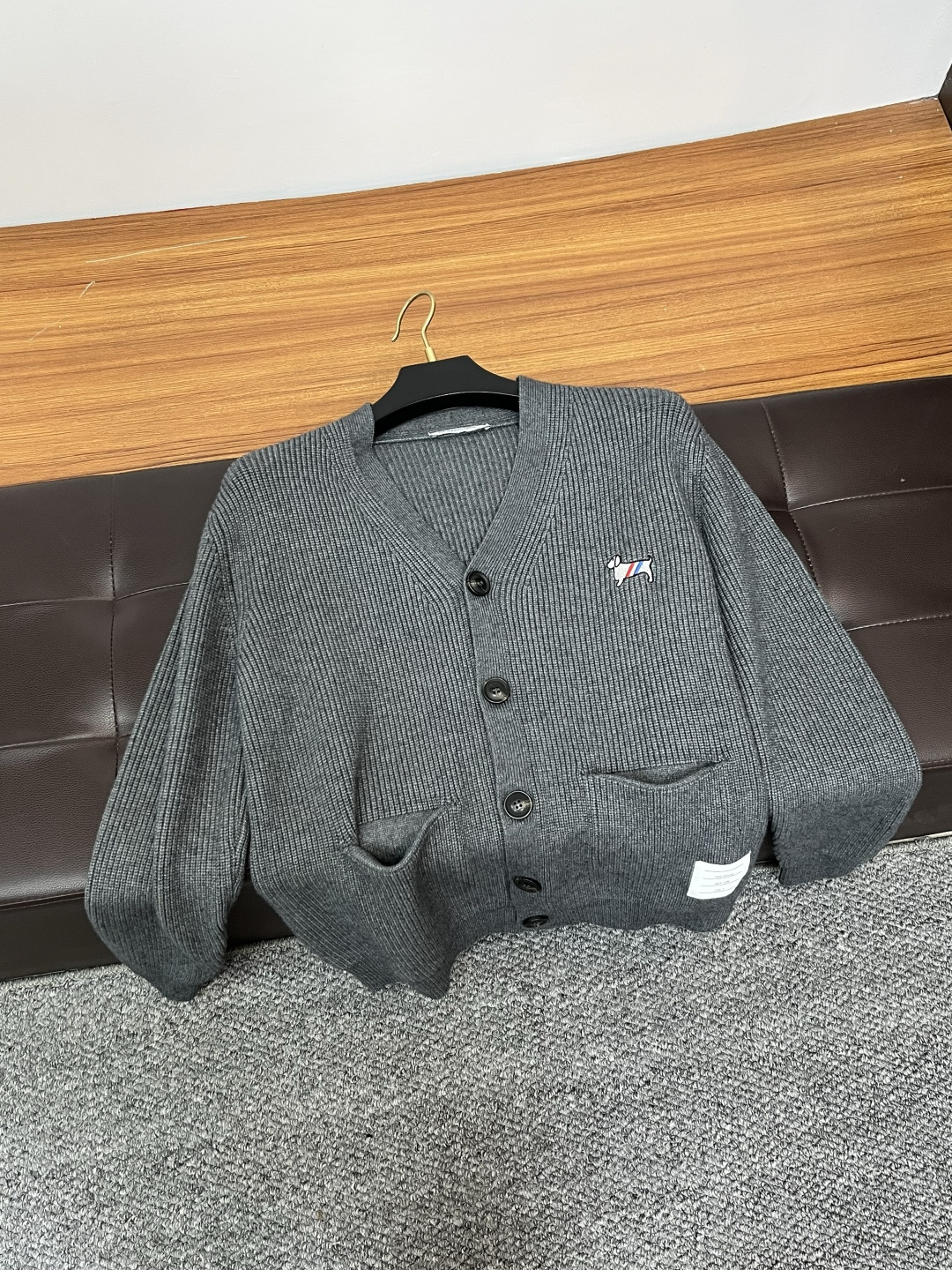 Thom Browne Male Basic Clothing Wool Loose Fit M-xl