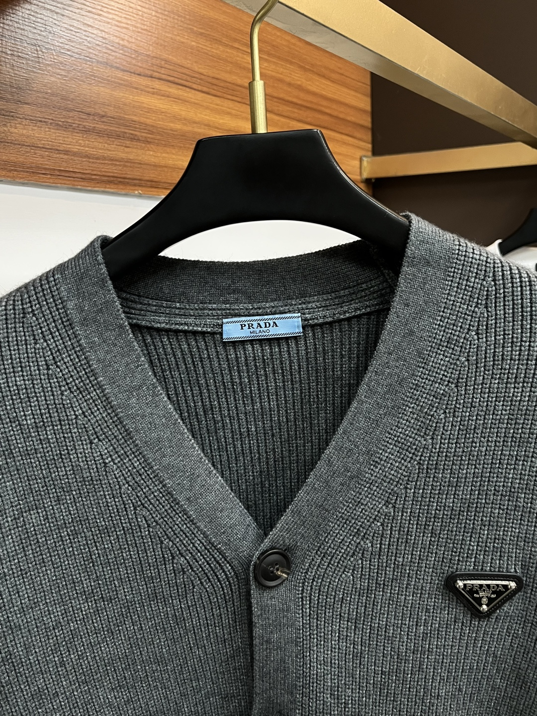 Prada Male Basic Clothing Wool Loose Fit M-xl