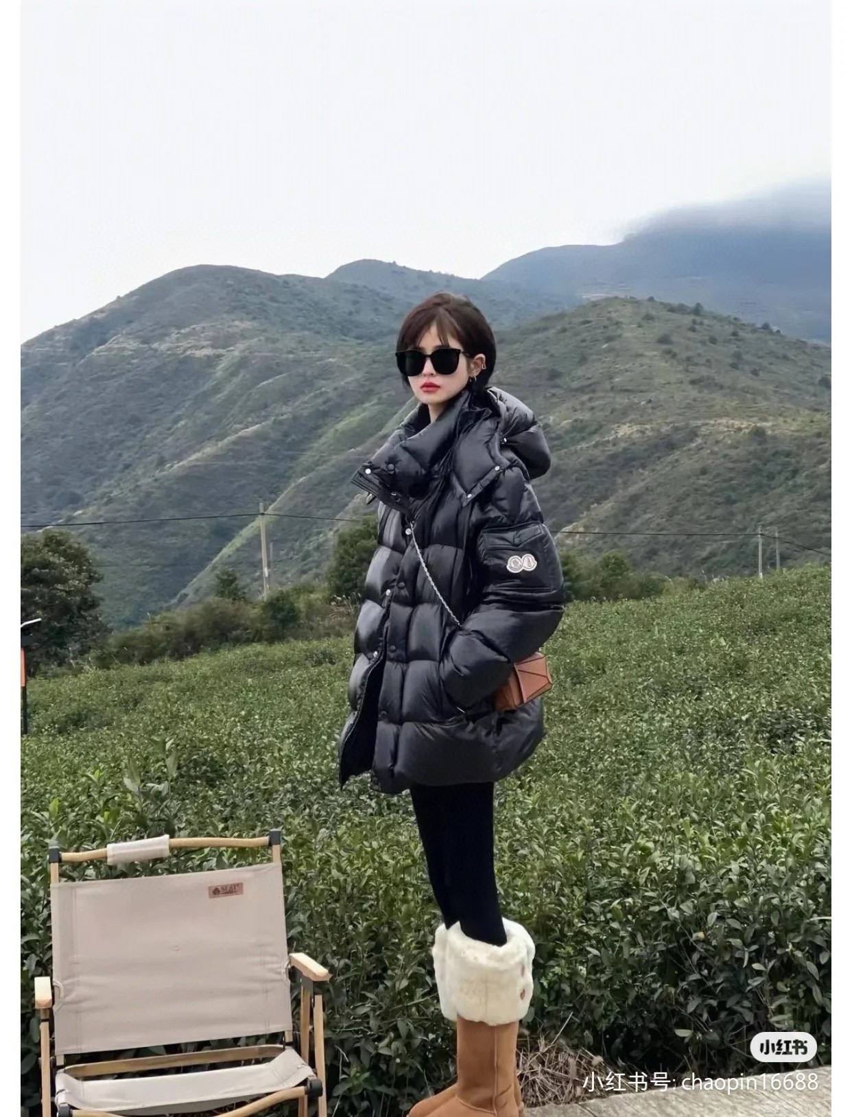 Moncler Down Jacket White Duck Down Black M-l-xl