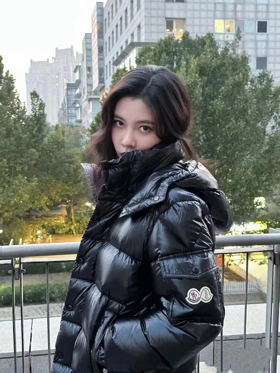 Moncler Down Jacket White Duck Down Black M-l-xl