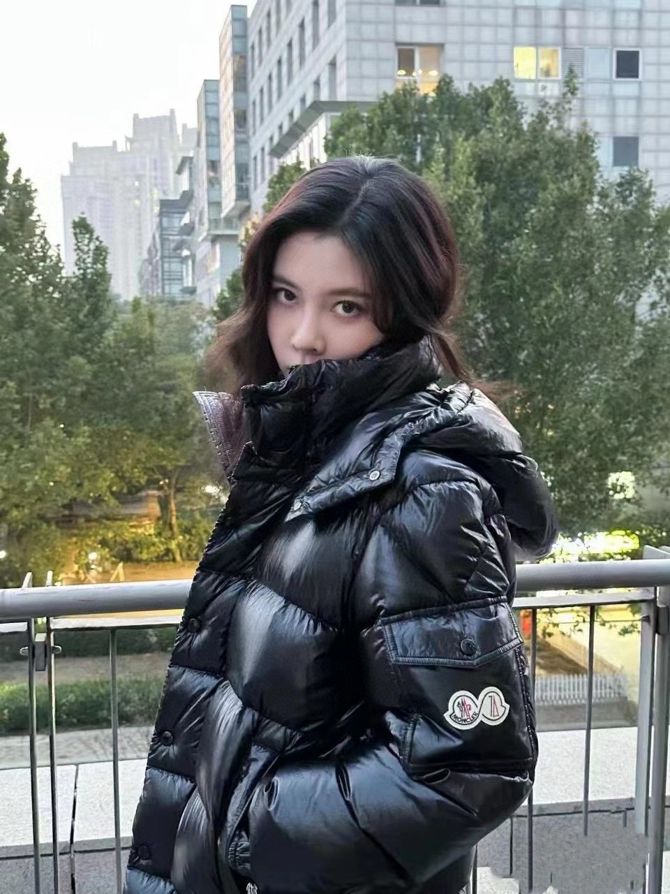 Moncler Down Jacket White Duck Down Black M-l-xl