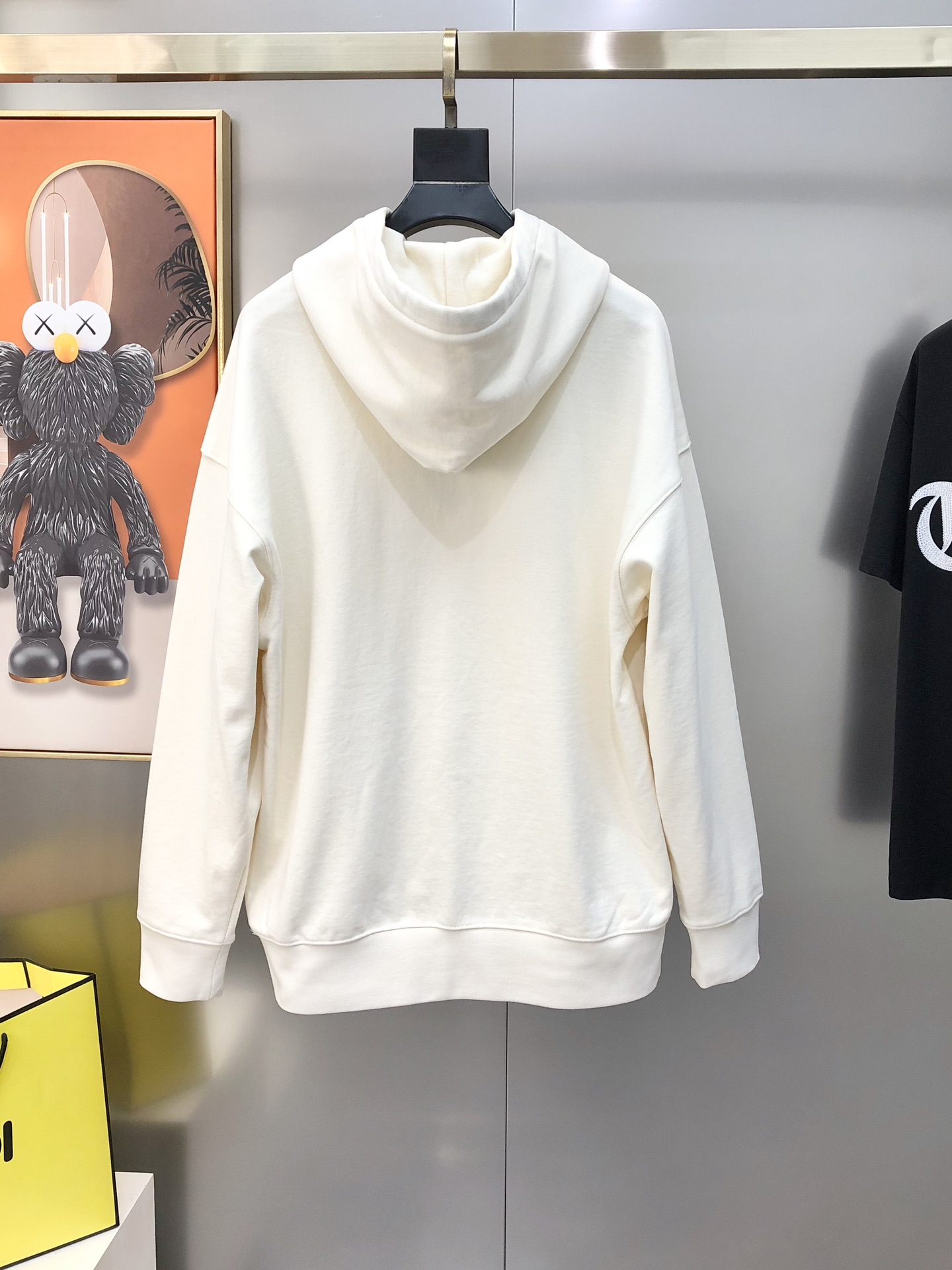 Louis Vuitton Male Hoodie Cotton Beige Hooded S-m-l-xl