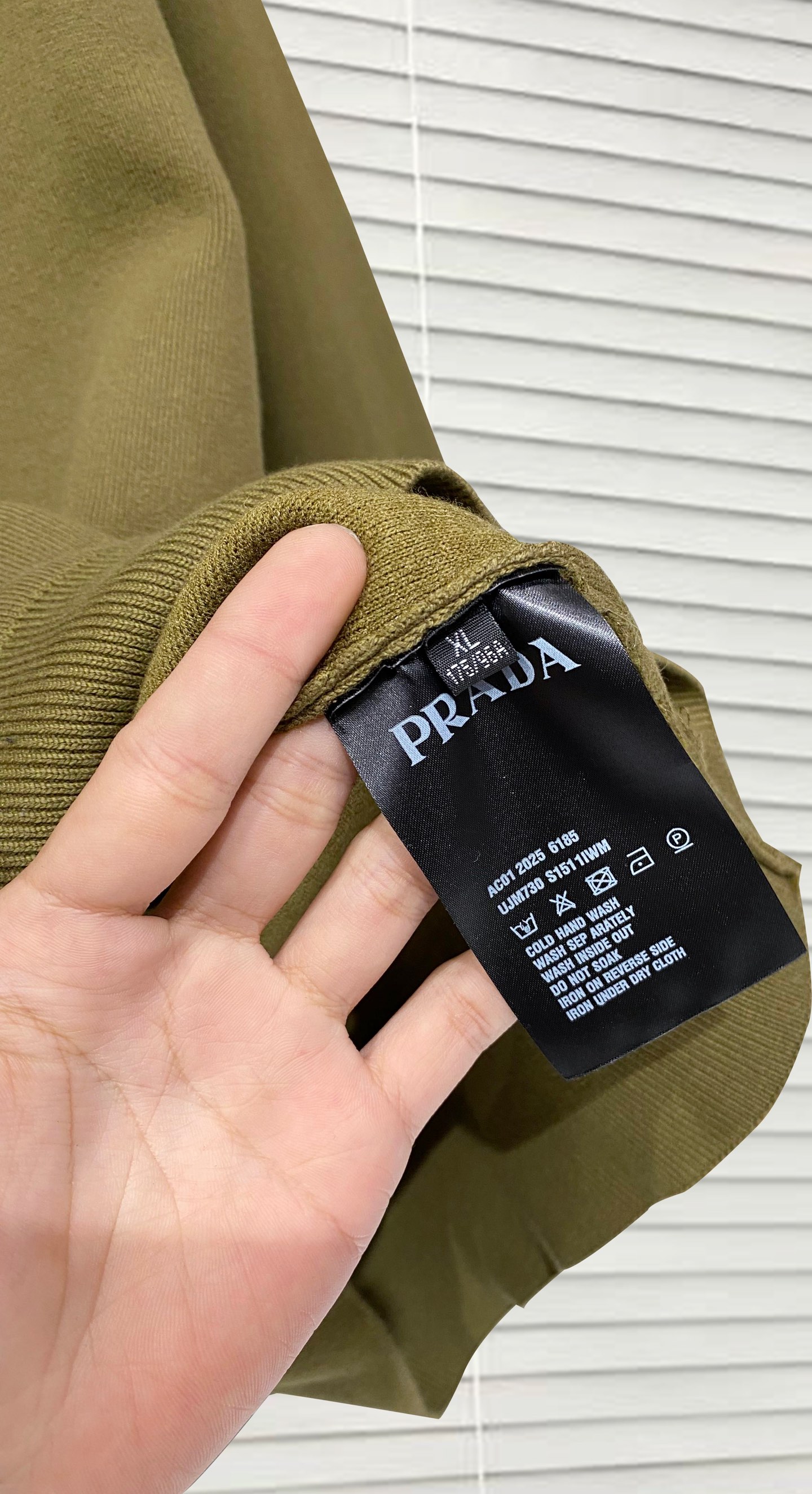 Prada Couple Basic Clothing Wool Black Slim Fit S-m-xl